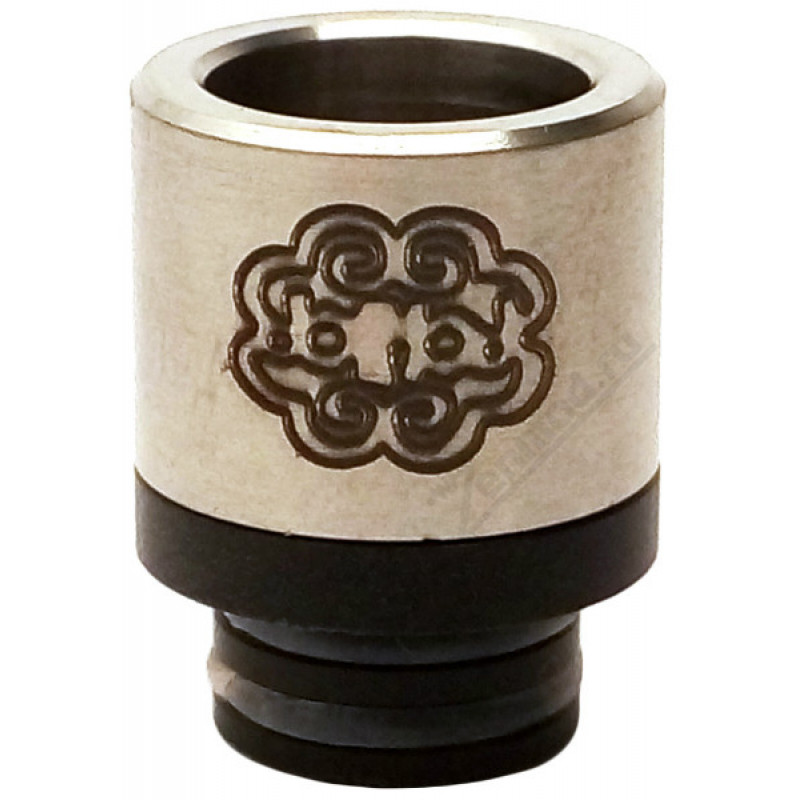 Фото и внешний вид — Petri Drip Tip (Black Base / Silver Top)