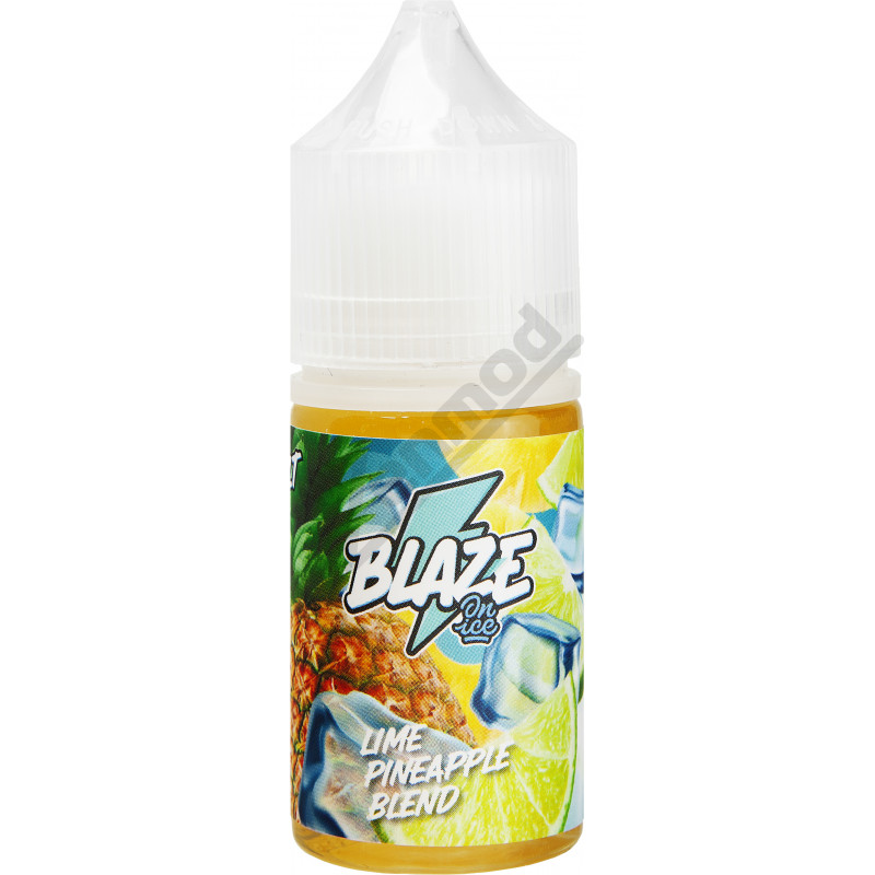 Фото и внешний вид — BLAZE SALT - Lime Pineapple Blend ON ICE 30мл