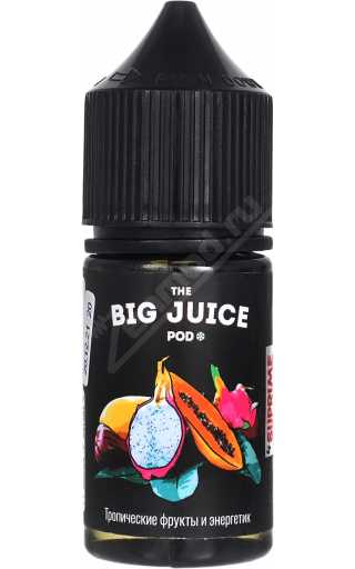 BIG JUICE POD SALT - Тропические фрукты и энергетик 30мл