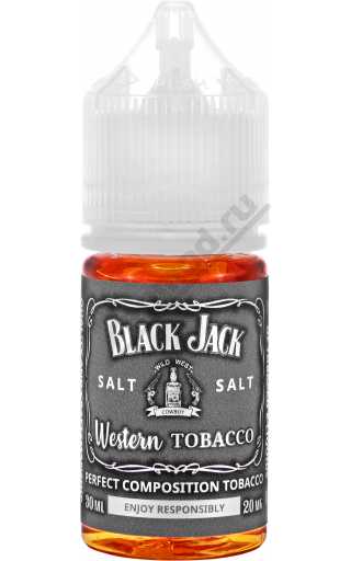 Black Jack SALT - Western Tobacco 30мл