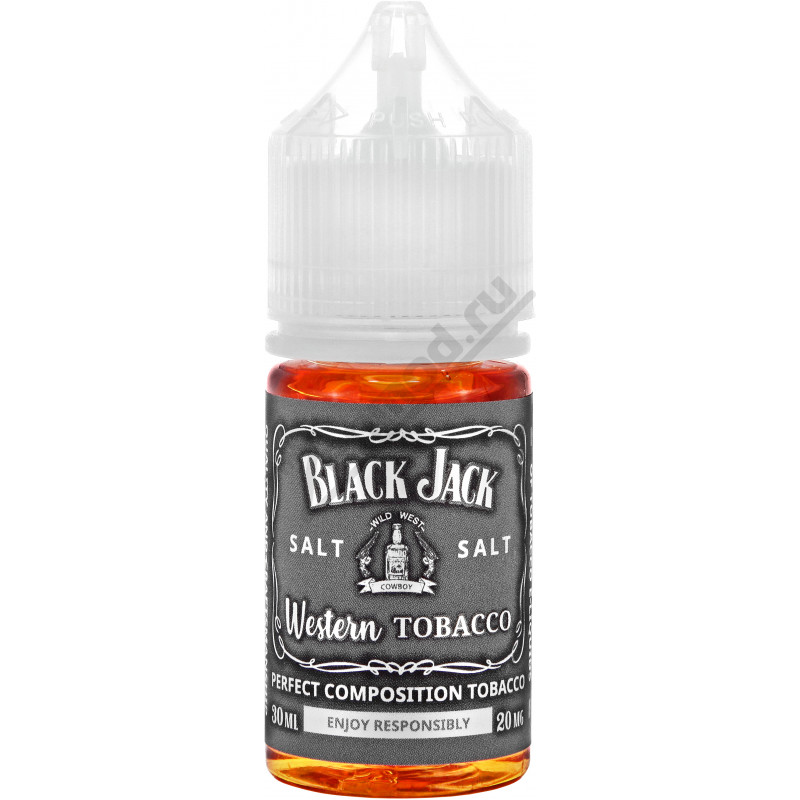 Фото и внешний вид — Black Jack SALT - Western Tobacco 30мл