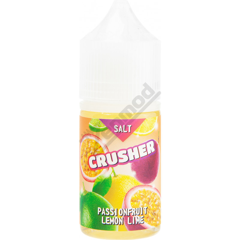 Фото и внешний вид — Crusher SALT - Passionfruit Lemon Lime 30мл