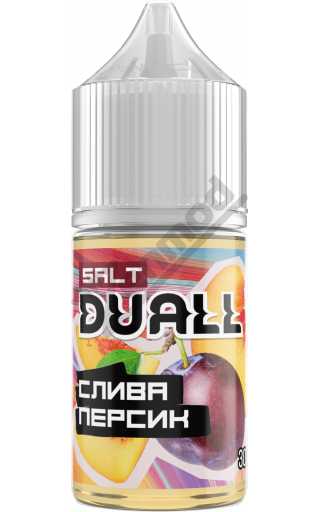 DUALL SALT - Слива, Персик 30мл