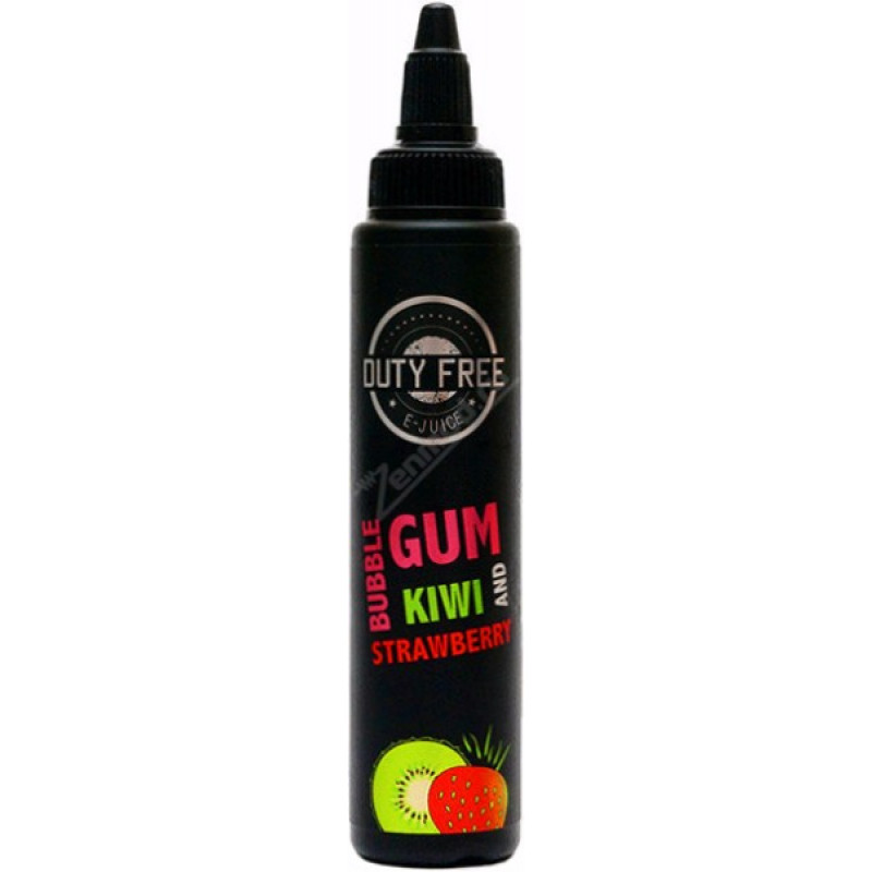 Фото и внешний вид — DUTY FREE BLACK - Bubblegum Kiwi and Strawberry 70мл