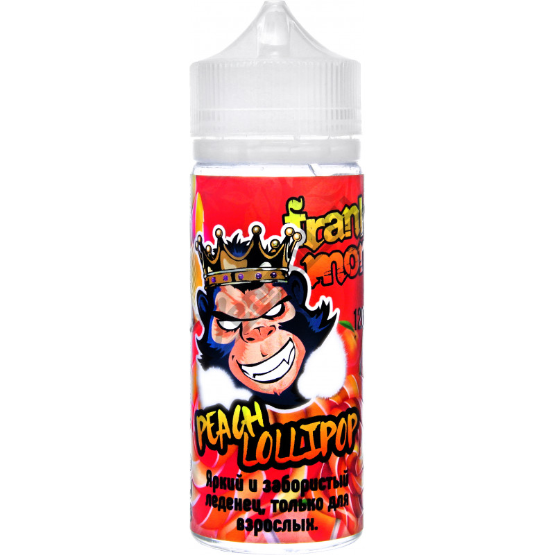 Фото и внешний вид — Frankly Monkey White - Peach Lollipop 120мл