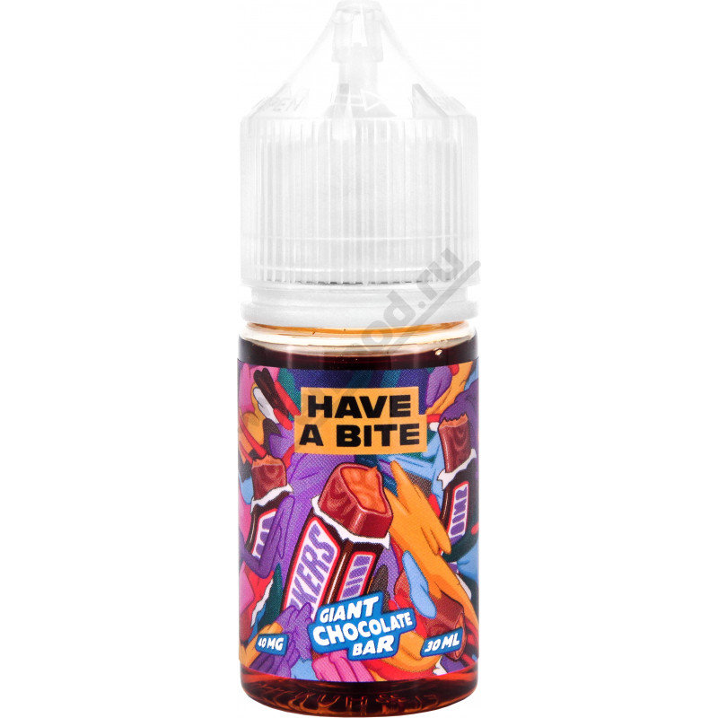 Фото и внешний вид — HAVE A BITE SALT - Giant Chocolate Bar 30мл