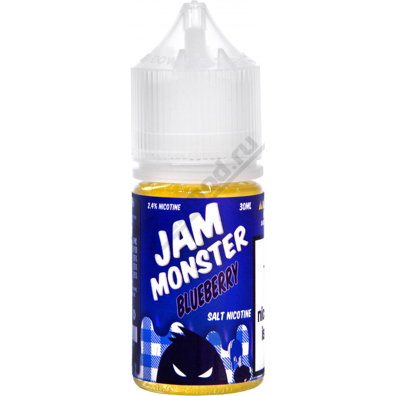 Фото и внешний вид — Jam Monster SALT (USA) - Blueberry 30мл