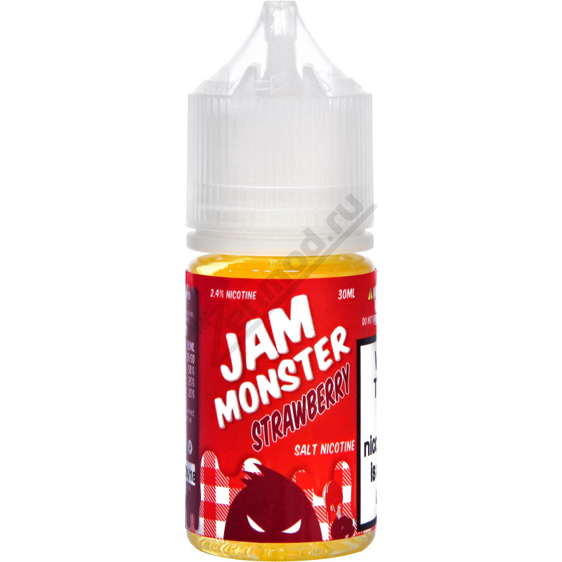 Фото и внешний вид — Jam Monster SALT (USA) - Strawberry 30мл
