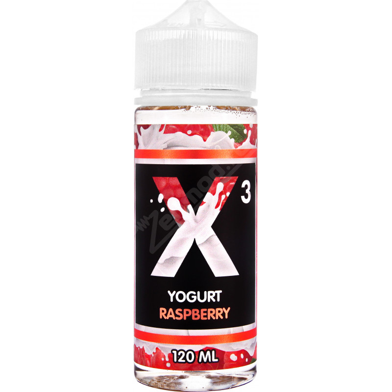 Фото и внешний вид — X-3 Yoghurt - Raspberry 120мл