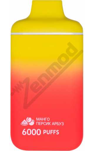 Chillax Plus 6000 - Манго Персик Арбуз