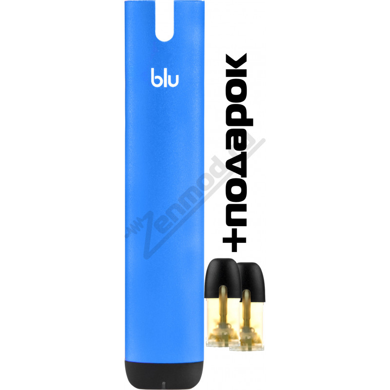 Фото и внешний вид — myblu Device Blue + подарок: 2шт Tobacco Liquidpod 1.5мл 16мг