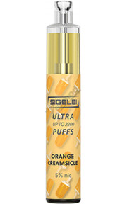 Sigelei Ultra 2200 - Orange Creamsicle