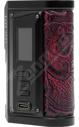 Lost Vape Centaurus Quest BF Box Mod Black Ukiran Leather Lost Vape Centaurus Quest BF Box Mod Black Ukiran Leather